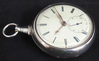 Antique Silver Pair Case Pocket Watch Fusee Escapement Key Wind Enamel Dial John Bernard London Liverpool (6 of 12) Antique Silver Pair Case Pocket Watch Fusee Escapement Key Wind Enamel Dial John Bernard London Liverpool (6 of 12)