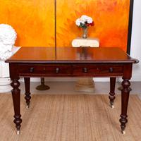 Desk Writing Table Mahogany 19th Century Victorian (7 of 11) Desk Writing Table Mahogany 19th Century Victorian (7 of 11)