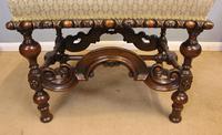 Antique 19th Century Outstanding Quality Walnut Stool. (5 of 5) Antique 19th Century Outstanding Quality Walnut Stool. (5 of 5)
