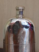 Fine Early Victorian Solid Silver Hip Flask (3 of 8) Fine Early Victorian Solid Silver Hip Flask (3 of 8)