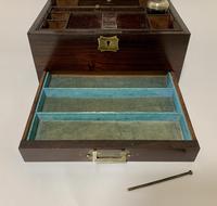Antique Victorian Rosewood Vanity Jewellery Box (7 of 16) Antique Victorian Rosewood Vanity Jewellery Box (7 of 16)