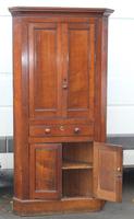 1850's Oak Corner Cupboard with Double Doors and Drawer (4 of 5) 1850's Oak Corner Cupboard with Double Doors and Drawer (4 of 5)