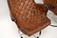 Pair of Vintage Leather Swivel ‘Jetson’ Armchairs by Bruno Mathsson (9 of 11) Pair of Vintage Leather Swivel ‘Jetson’ Armchairs by Bruno Mathsson (9 of 11)
