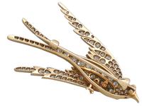 3.34ct Diamond, Ruby & 18ct Yellow Gold Swallow Brooch - Antique c.1910 (7 of 9) 3.34ct Diamond, Ruby & 18ct Yellow Gold Swallow Brooch - Antique c.1910 (7 of 9)
