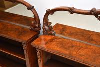 Pair of Antique Victorian Burr Walnut Mirrored Bookcases (11 of 13) Pair of Antique Victorian Burr Walnut Mirrored Bookcases (11 of 13)