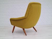 Danish relax armchair, 70s, completely renovated-reupholstered (9 of 14) Danish relax armchair, 70s, completely renovated-reupholstered (9 of 14)