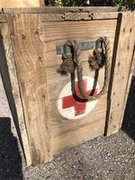 Vintage Wooden Crate Box with Red Cross Logo (2 of 10) Vintage Wooden Crate Box with Red Cross Logo (2 of 10)