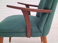 Danish Armchair, completely renovated, wool, teak, 1960s (11 of 16) Danish Armchair, completely renovated, wool, teak, 1960s (11 of 16)