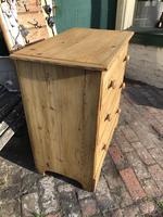 Antique Vintage Pine Small Three Drawer Chest of Drawers (2 of 8) Antique Vintage Pine Small Three Drawer Chest of Drawers (2 of 8)
