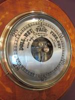 Edwardian Antique Fruitwood Inlaid Barometer (2 of 7) Edwardian Antique Fruitwood Inlaid Barometer (2 of 7)
