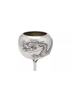 Chinese Export Silver Footed Cup, Canton by Luen Wo of Shanghai c.1910 (2 of 3) Chinese Export Silver Footed Cup, Canton by Luen Wo of Shanghai c.1910 (2 of 3)