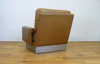 Vintage 1970s Leather & Brushed Steel Armchair by Roche Bobois (5 of 13) Vintage 1970s Leather & Brushed Steel Armchair by Roche Bobois (5 of 13)