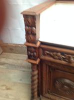 19th Century French Solid Oak Gothic Oak Revival Marble Top Washstand (3 of 9) 19th Century French Solid Oak Gothic Oak Revival Marble Top Washstand (3 of 9)