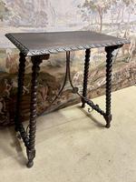 Spanish Bobbin Based Table with Iron Work Base (3 of 5) Spanish Bobbin Based Table with Iron Work Base (3 of 5)