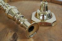 Rare Set of 4 Large Victorian Brass Candlesticks Through Pushers 12.5" c.1890 (7 of 7) Rare Set of 4 Large Victorian Brass Candlesticks Through Pushers 12.5" c.1890 (7 of 7)