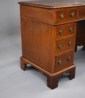 Victorian Oak & Walnut Pedestal Desk (7 of 10) Victorian Oak & Walnut Pedestal Desk (7 of 10)