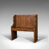 Antique Two Seat Settle, English, Oak, Pine, Ecclesiastic, Pew, Bench, Victorian (7 of 10) Antique Two Seat Settle, English, Oak, Pine, Ecclesiastic, Pew, Bench, Victorian (7 of 10)