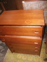 Six Drawer Teak Chest of Drawers (2 of 2) Six Drawer Teak Chest of Drawers (2 of 2)
