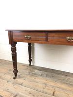 Edwardian Mahogany Two Drawer Side Table (10 of 11) Edwardian Mahogany Two Drawer Side Table (10 of 11)