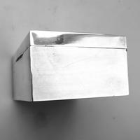 Plain Good Sized Solid Silver Curved Top Cigarette Box c.1913 (7 of 10) Plain Good Sized Solid Silver Curved Top Cigarette Box c.1913 (7 of 10)