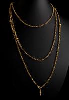 Antique Victorian Longuard Chain, Muff Chain Necklace (9 of 10) Antique Victorian Longuard Chain, Muff Chain Necklace (9 of 10)