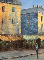 Fine Large Original Vintage Parisian Street Cityscape Impressionist Oil Painting (3 of 11) Fine Large Original Vintage Parisian Street Cityscape Impressionist Oil Painting (3 of 11)