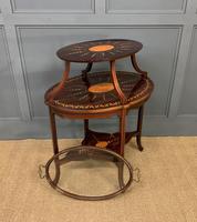 Edwardian Inlaid Mahogany Tray Top Etagere (19 of 19) Edwardian Inlaid Mahogany Tray Top Etagere (19 of 19)