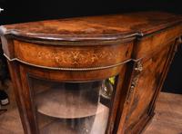 Victorian Antique Credenza Cabinet Bow End 1860 (3 of 8) Victorian Antique Credenza Cabinet Bow End 1860 (3 of 8)