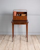 George III mahogany ladies writing desk or 'cheveret' (3 of 9) George III mahogany ladies writing desk or 'cheveret' (3 of 9)