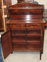 1820's Regency 2 Door Mahogany Chiffonier with Back (5 of 5) 1820's Regency 2 Door Mahogany Chiffonier with Back (5 of 5)