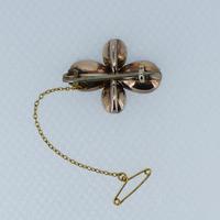 Antique Georgian Foiled Flat Cut Garnet 9ct 9K Yellow Gold Brooch Pin (3 of 6) Antique Georgian Foiled Flat Cut Garnet 9ct 9K Yellow Gold Brooch Pin (3 of 6)