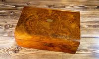 Figured Walnut Writing Slope 1880. (5 of 10) Figured Walnut Writing Slope 1880. (5 of 10)