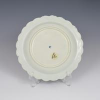 First Period Worcester Porcelain Sevres Style Dessert Plate / Dish c.1770 (2 of 3) First Period Worcester Porcelain Sevres Style Dessert Plate / Dish c.1770 (2 of 3)