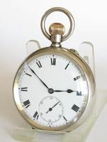 Pocket Watch: Antique Stauffer & Co IWC Silver Pocket Watch