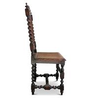 Set of 4 Victorian, Carolean Style Oak Dining Chairs (4 of 6) Set of 4 Victorian, Carolean Style Oak Dining Chairs (4 of 6)