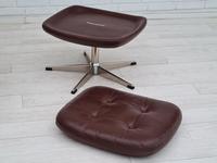H.W.Klein, Danish swivel armchair, 70s, leather, original upholstery, very good condition (16 of 19) H.W.Klein, Danish swivel armchair, 70s, leather, original upholstery, very good condition (16 of 19)