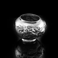Antique Solid Silver Japanese Condiment Pot / Bowl - Meiji c.1900 (2 of 14) Antique Solid Silver Japanese Condiment Pot / Bowl - Meiji c.1900 (2 of 14)