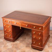 Mahogany Victorian Pedestal Desk (4 of 12) Mahogany Victorian Pedestal Desk (4 of 12)