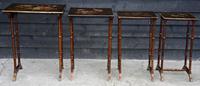 Beautiful Victorian Hand Painted Quartetto of Tables / Nest of Tables c.1900 (3 of 8) Beautiful Victorian Hand Painted Quartetto of Tables / Nest of Tables c.1900 (3 of 8)