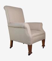 Upholstered Armchair with Wooden Legs (2 of 5) Upholstered Armchair with Wooden Legs (2 of 5)
