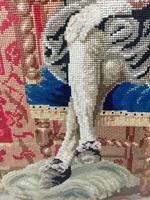 Large Artwork Gilt Gesso Framed 19th Century Tapestry French Royal Court "Playing Chess" (27 of 44) Large Artwork Gilt Gesso Framed 19th Century Tapestry French Royal Court "Playing Chess" (27 of 44)