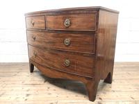 Georgian Mahogany Bow Front Chest of Drawers (5 of 10) Georgian Mahogany Bow Front Chest of Drawers (5 of 10)
