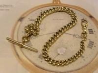 Antique Pocket Watch Chain 1870s Victorian Huge Brass Albert With T Bar & Fancy Mount (4 of 12) Antique Pocket Watch Chain 1870s Victorian Huge Brass Albert With T Bar & Fancy Mount (4 of 12)