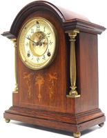 Superb Ansonia Oak Inlaid Mantel Clock Arched Top 8 Day Striking Mantle Clock (5 of 11) Superb Ansonia Oak Inlaid Mantel Clock Arched Top 8 Day Striking Mantle Clock (5 of 11)