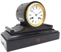 Drum Head Slate Mantel Clock – Gilt Marble 8-day Striking Mantle Clock (11 of 11) Drum Head Slate Mantel Clock – Gilt Marble 8-day Striking Mantle Clock (11 of 11)