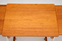 1950’s Vintage Oak & Chrome Drop Leaf Side Table (2 of 9) 1950’s Vintage Oak & Chrome Drop Leaf Side Table (2 of 9)