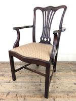 Pair of 19th Century Chippendale Style Armchairs (10 of 11) Pair of 19th Century Chippendale Style Armchairs (10 of 11)