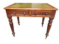 2 Drawer Mahogany Writing Desk