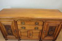 Antique Late 19th Century Oak Sideboard Dresser Base. (5 of 14) Antique Late 19th Century Oak Sideboard Dresser Base. (5 of 14)