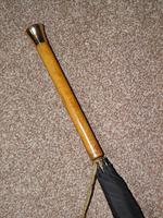 Antique Hallmarked 1918 - 9 Carat Gold Umbrella by Kendall with Black Canopy (9 of 17) Antique Hallmarked 1918 - 9 Carat Gold Umbrella by Kendall with Black Canopy (9 of 17)